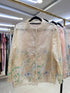 Flower Embroidery Lace Collar Shirts